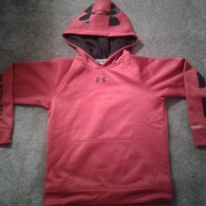 Red Ubder Armour hoodie/sweatshirt